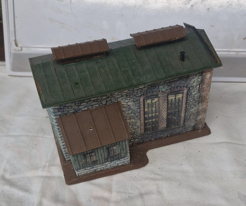 Model railway engine - , shed.