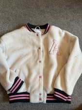 Girls white fluffy Matalan