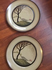 Denby Savoy Pair Of Dinner Plates 10.5" inches. 