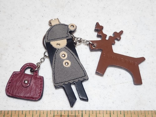 Lamarthe leather key ring - lamarthe,