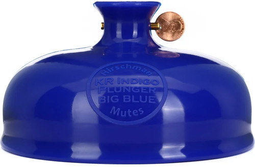 Hirschman mutes indigo - indigo, big