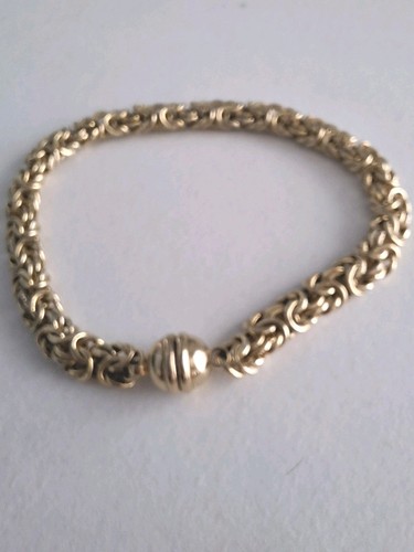 Gold byzantine bracelet 87 - gold,