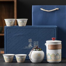 Luxurious White Porcelain Tea