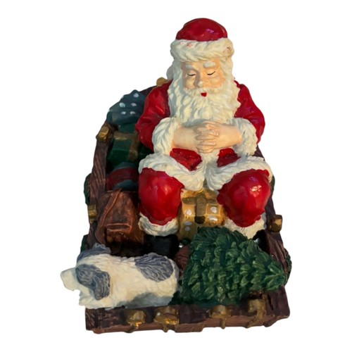 Santa swamp boat figurine - swamp,