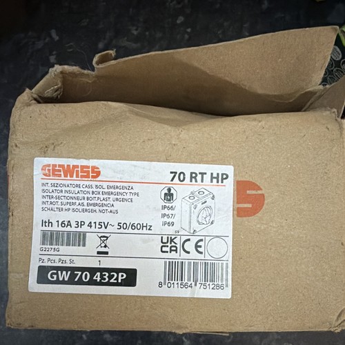 Gewiss gw70432p emergency - gewiss,