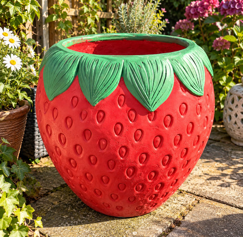 Oversized large strawberry - large,