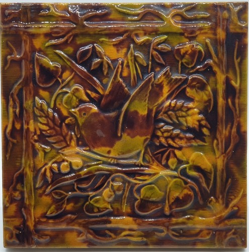 Art nouveau fireplace - art,