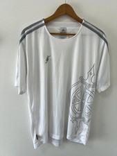 Vintage Adidas Training Shirt Men's M White Predator David Beckham Football