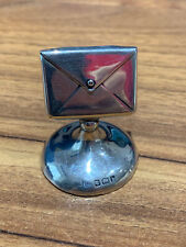 RARE 1907 SOLID SILVER ENVELOPE STAMP CASE ADIE & LOVEKIN EX SPINK BLUE EYES