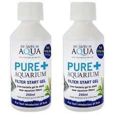 Evolution Aqua PURE+ Filter Start Gel Aquarium Bacteria Boost New Fish Tank