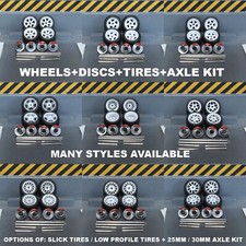 1:64 WHITE WHEELS + DISCS +