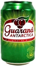 Guarana Antarctica Soft Drink 24 x 330ml Cans Refreshing Fruity Energy Boost
