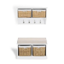 Hallway storage bench - storage, coat