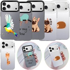 Lovely Animal Phone Case Cover For Samsung S25 Plus S24 FE iPhone 17 16 15 14 13