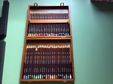 Derwent : Coloursoft Pencil : Wooden Box Set of 48  Art supplies 