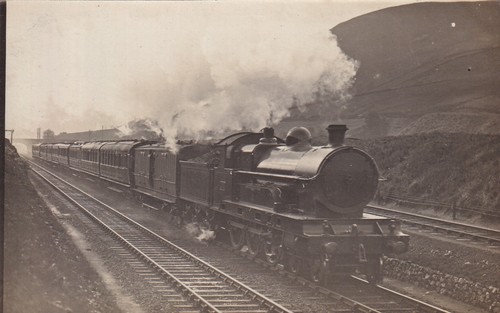 Vintage steam locomotive - vintage,