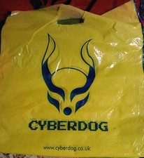 Yellow Cyberdog carrier  Bag Vintage Plastic