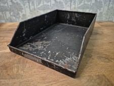 VINTAGE METAL DESK TRAY FROM