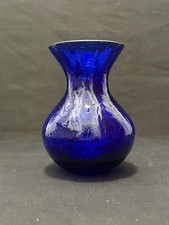 Vintage Cobalt Blue Crackle