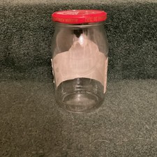 6 Large Empty Clear Glass Jars