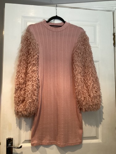 Shein blush pink bodycon - shein, dress