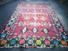 HAND MADE LARGE RUSSIAN KILIM
