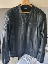 Leather motorcycle jacket - motorcycle,