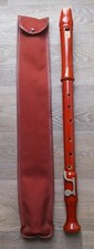 Rosetti Tenor Recorder Woodwind Instrument With Case Vintage