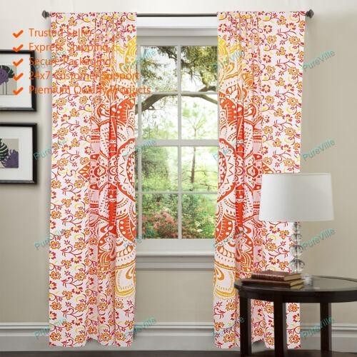 Mandala window curtains indian - window,
