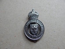 Obsolete British Wakefield City Special Constabulary Cap Badge K/C CW