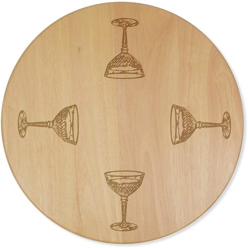 Wine glass lazy susan - lazy,
