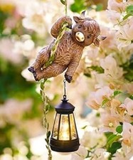 Solar Hanging Highland Cow
