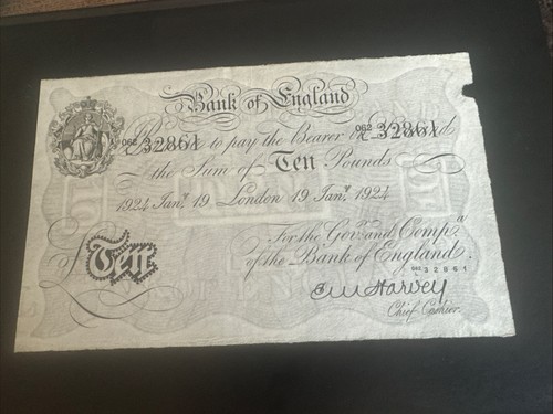 Of england banknote - £10, bk