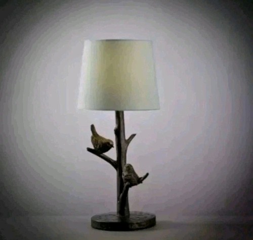 43cm bird robin table - lamp,