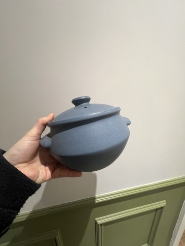 Small sky blue stoneware - small, soup