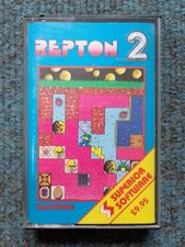 Repton 2 cassette tape by Superior Software for the Acorn Electron