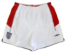ENGLAND NATIONAL TEAM 2001/2003 HOME FOOTBALL SHORTS SIZE XL ADULT