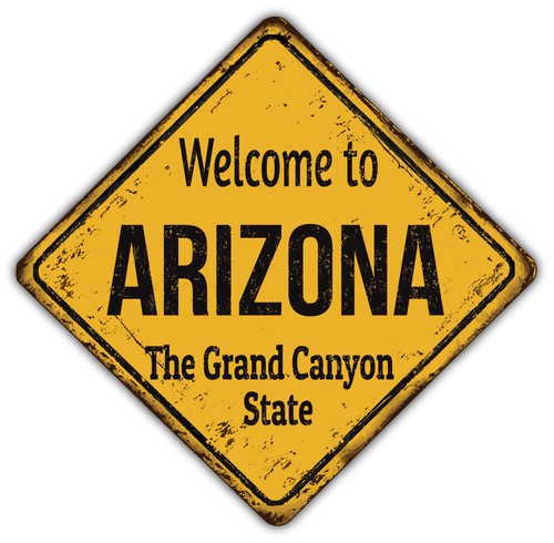 Arizona usa state grunge - arizona,