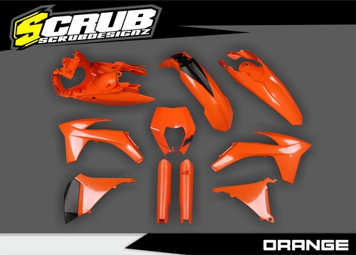 Plastics kit ktm exc - plastics,