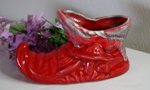 Vintage red fairy pixie boot - vintage,