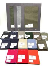 Luxury Brand Fabric Cloth Textile Wool Sample Swatches For Suits/Overcoat/Jacket