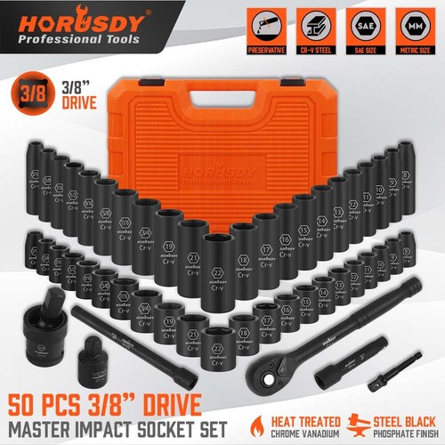 50pc drive impact socket - impact,