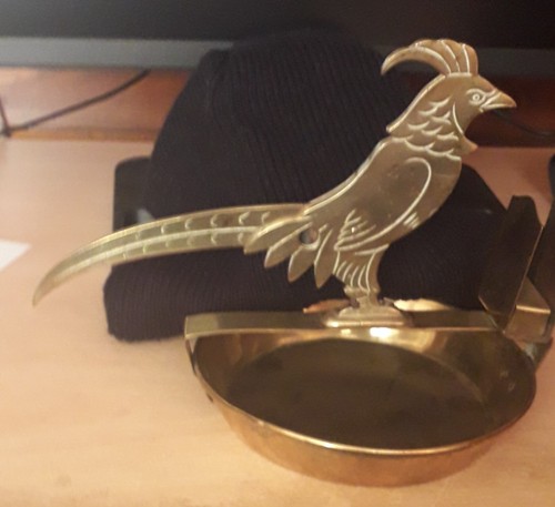Brass cockerel cigar cheroot - cockerel,