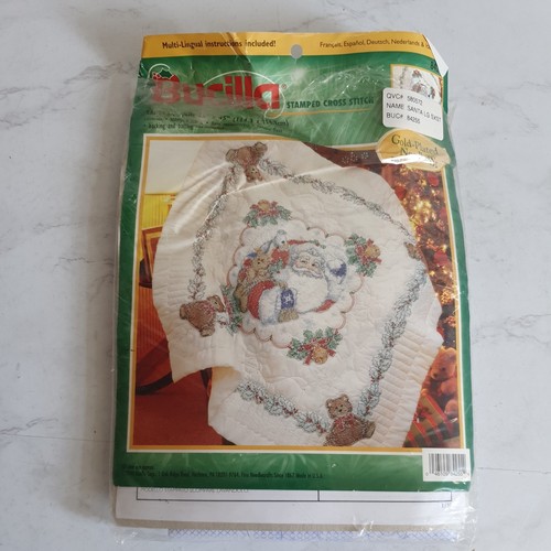 Bucilla santa lap quilt - santa, kit