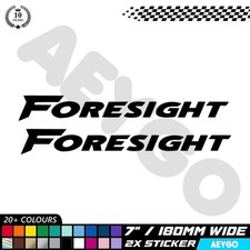 2x HONDA FORESIGHT Vinyl Decal