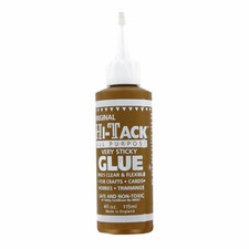 Hi-Tack Glue -  Fast Tack, Fray Stop, Fabric, Fabric Stiffener, Trim it, No Sew