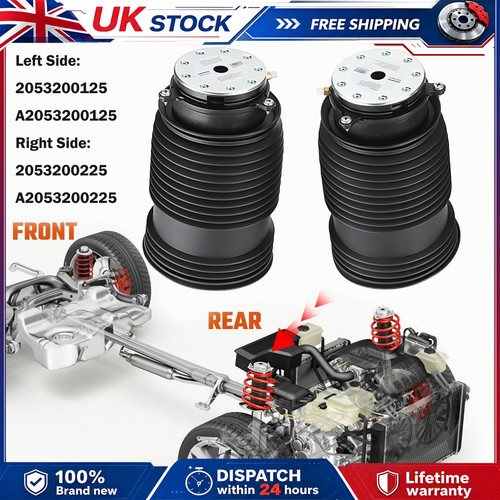 Pair rear air bags - rear, for