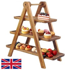 Tier serving tray - serving, wooden