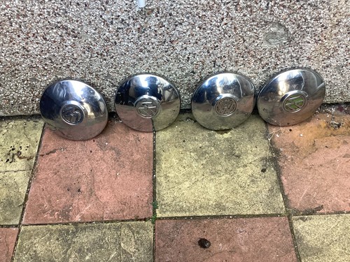 Chrome hubcaps vintage - vw,