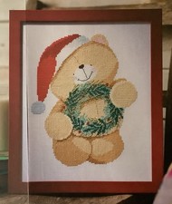 Cross Stitch Chart - Forever Friends Festive Bear